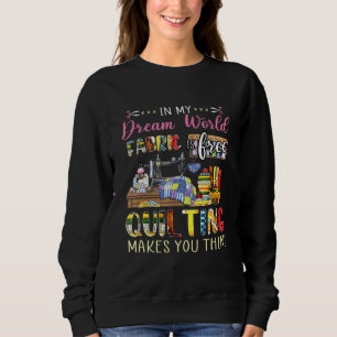 In meiner Traumwelt macht Fanric das Quiltieren ko Sweatshirt