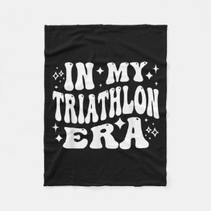In meiner Triathlon-Ära lustiger Schwimm-Rad-Lauf- Fleecedecke