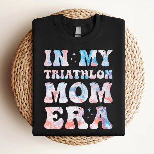 In meiner Triathlon-Mama Era Farbenfrohe Triathlon T-Shirt