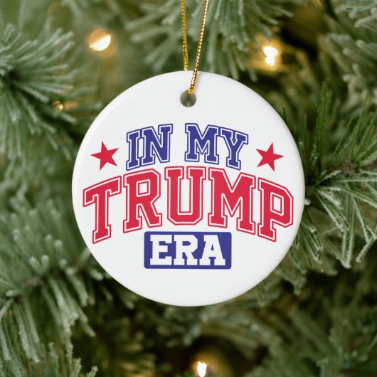 In meiner Trump-Ära Keramik Ornament (Baum)