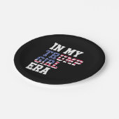 In meiner Trump Girl Era US 47. Präsident Pappteller (Schrägansicht)