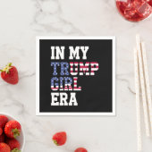 In meiner Trump Girl Era US 47. Präsident Serviette (Beispiel)