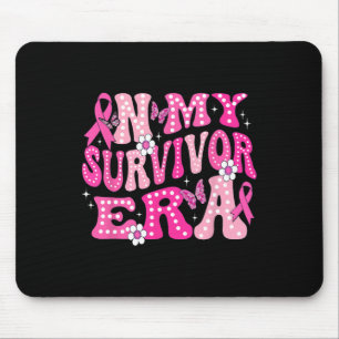 In meiner Überlebenszeit rosa Groovy Retro Brustkr Mousepad
