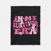 In meiner Überlebenszeit rosa Ribbon Brustkrebs Fleecedecke (Vorderseite)