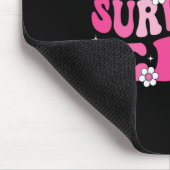 In meiner Überlebenszeit rosa Ribbon Brustkrebs Mousepad (Ecke)