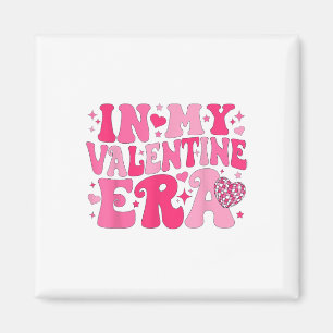 In meiner Valentinenzeit Retro Valentinstag Frauen Magnet