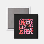 In meiner Valentinenzeit Valentinstag Mädchen 1 Magnet (Vorderseite/Rückseite)