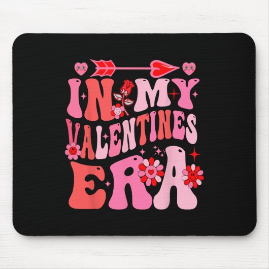 In meiner Valentinenzeit Valentinstag Mädchen 1 Mousepad (Vorne)