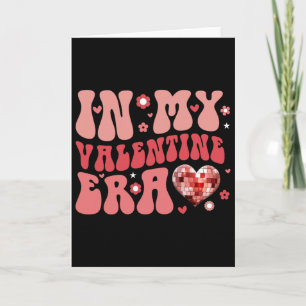 In meiner Valentinstag-Ära süße Valentinstag-Mädch Karte