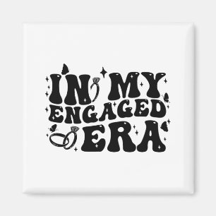 In meiner Verlobten Ära Groovy Bride Junggeselinne Magnet