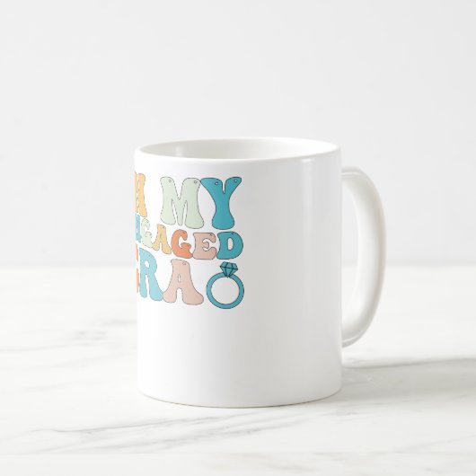 In meiner Verlobten Ära Groovy Retro Kaffeetasse (VorderseiteRechts)