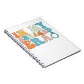 In meiner Verlobten Ära Groovy Retro Notizblock (Rechte Seite)