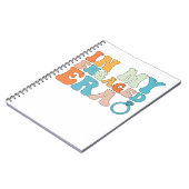 In meiner Verlobten Ära Groovy Retro Notizblock (Linke Seite)