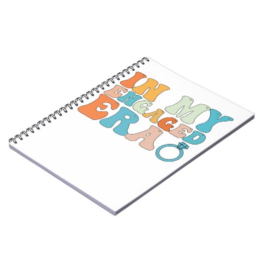 In meiner Verlobten Ära Groovy Retro Notizblock (Linke Seite)