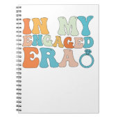In meiner Verlobten Ära Groovy Retro Notizblock (Vorderseite)