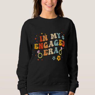 In Meiner Verlobungszeit Groovy Braut Junggesellin Sweatshirt