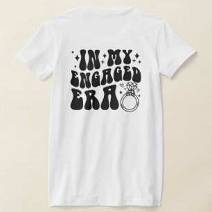 In Meiner Verlobungszeit Retro Groovy Braut (Auf D T-Shirt