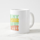 In meiner Verteidigung rennte ich aus dem Coffee R Jumbo-Tasse (Vorderseite Rechts)