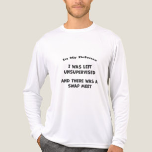In Meiner Verteidigung Swap Meet Zitat Tri-Blend Shirt