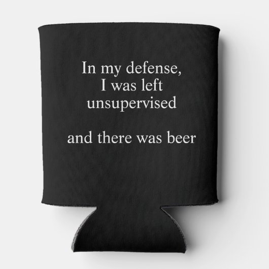 In meiner Verteidigung Verlassen unbeaufsichtigte  Dosenkühler (Rückseite)