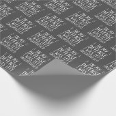 In meiner Verteidigung wurde ich unbeaufsichtigt l Geschenkpapier (Ecke)