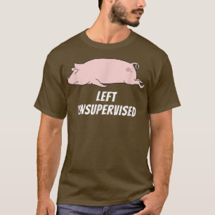 In meiner Verteidigung wurde ich unbeaufsichtigt S T-Shirt