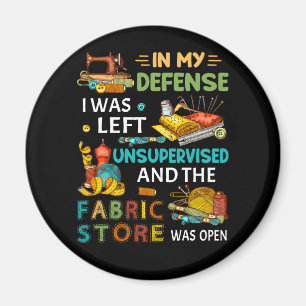 In meiner Verteidigung wurde mir ein unbeaufsichti Magnet