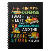 In meiner Verteidigung wurde mir ein unbeaufsichti Notizblock (Vorderseite)