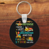 In meiner Verteidigung wurde mir ein unbeaufsichti Schlüsselanhänger (Vorderseite)