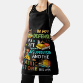 In meiner Verteidigung wurde mir ein unbeaufsichti Schürze (InSitu)