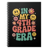 In meiner vierten Klasse Retro 4. Klasse zurück Sc Notizblock (Vorderseite)