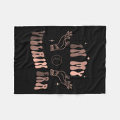 In meiner Villain Ära Retro Schwarze Geschichte Mo Fleecedecke (Vorderseite (Horizontal))