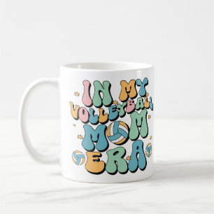 In meiner Volleyball Mama Zeitalter Spiel Tag Retr Kaffeetasse