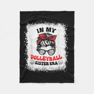 In meiner Volleyball-Schwester-Ära Groovy Gebleich Fleecedecke