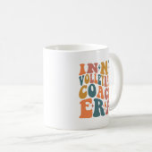 In meiner Volleyball-Trainerzeit Kaffeetasse (VorderseiteRechts)
