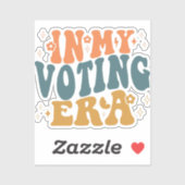 In meiner Wahlperiode kehrt die Wavy zurück Aufkleber (Blatt)