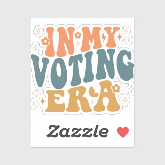 In meiner Wahlperiode kehrt die Wavy zurück Aufkleber (Blatt)