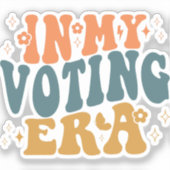 In meiner Wahlperiode kehrt die Wavy zurück Aufkleber (Vorderseite)