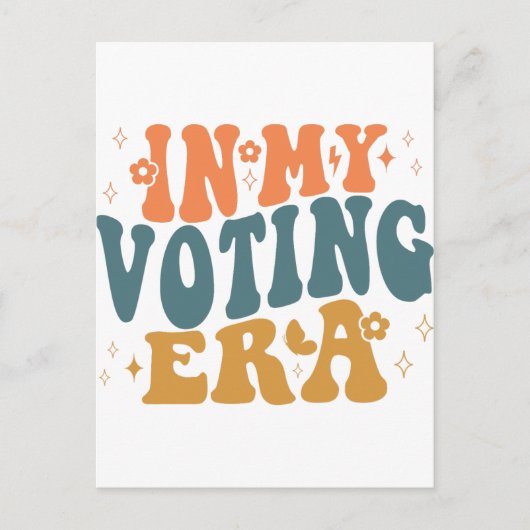 In meiner Wahlperiode kehrt die Wavy zurück Postkarte (Vorderseite)