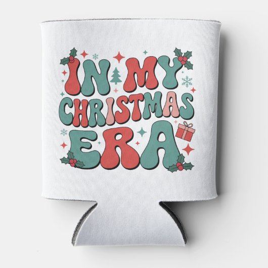 In meiner Weihnachtszeit Niedliche WeihnachtsWeihn Dosenkühler (Vorderseite)