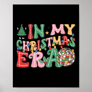 In meiner Weihnachtszeit Retro frohe Weihnachten M Poster