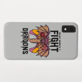 In meiner Welt kämpfe ich Drachen Case-Mate iPhone Hülle (Rückseite (Horizontal))