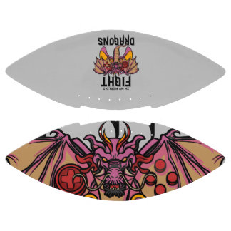 In meiner Welt kämpfe ich Drachen Football