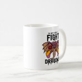 In meiner Welt kämpfe ich Drachen Kaffeetasse (VorderseiteRechts)