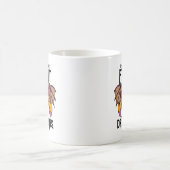 In meiner Welt kämpfe ich Drachen Kaffeetasse (Mittel)