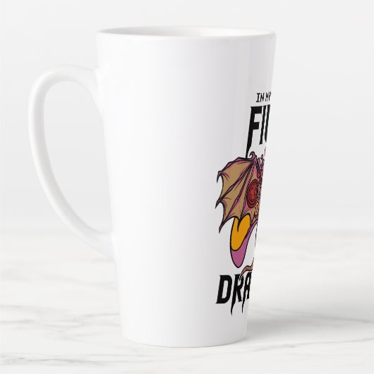 In meiner Welt kämpfe ich Drachen Milchtasse (Links)