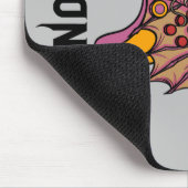 In meiner Welt kämpfe ich Drachen Mousepad (Ecke)