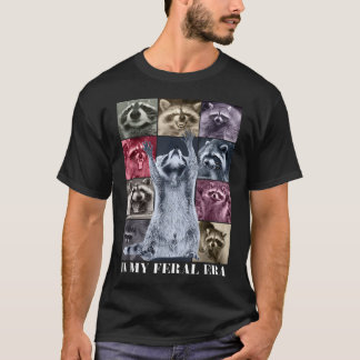 In Meiner Wilden Ära Lustiger Waschbär-Tier-Meme W T-Shirt