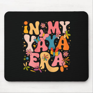 In meiner Yaya-Ära Retro-groovy Muttertag Yaya But Mousepad