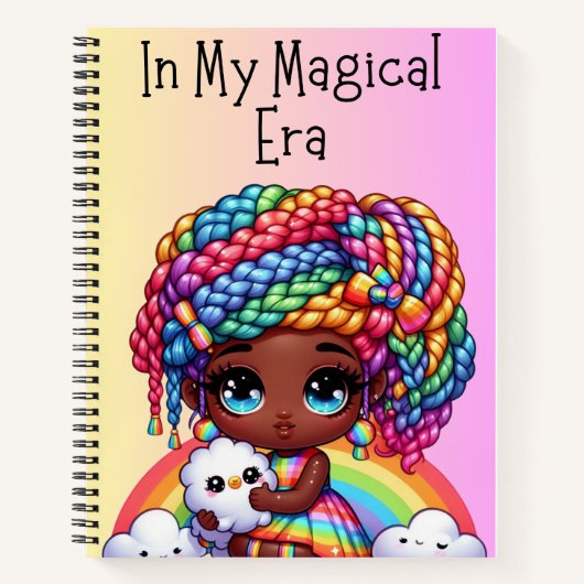 In meiner Zauberzeit - Niedlich rosa Notizblock (Vorderseite)